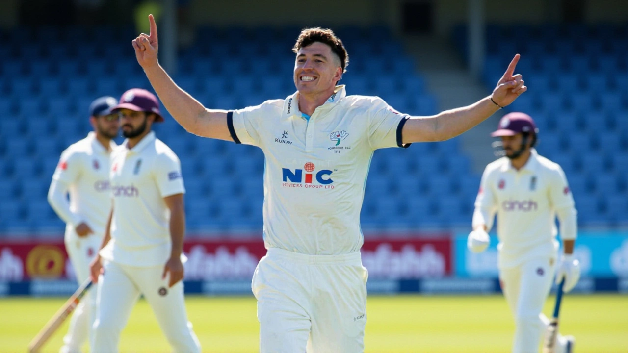 Surrey sign fast bowler Matthew Fisher from Yorkshire for 2025